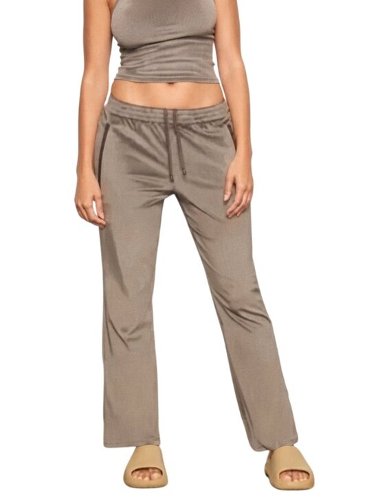 SKIMS Pants - Skims Velour Track Pant Gunmetal Medium